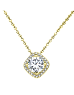 GARGANTILLA BRIZZLING PLAYA Y DIAMANTE MOISSANITA BMP043G                                           