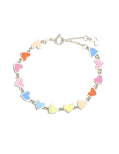PULSERA AGATHA RUIZ DE LA PRADA SUPERAGATHA PASTEL MULTICORAZONES                                   