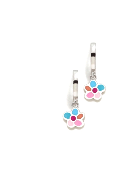 PENDIENTES PLATA AGATHA RUIZ DE LA PRADA FLOR DIVERSIONES 036DIV                                    