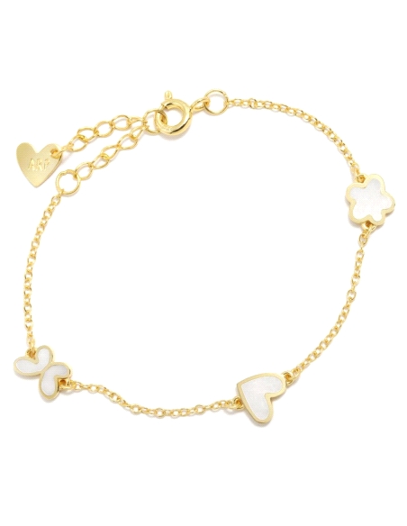 PULSERA PLATA AGATHA RUIZ DE LA PRADA MADREPERLA ICONOS 310ROS                                      