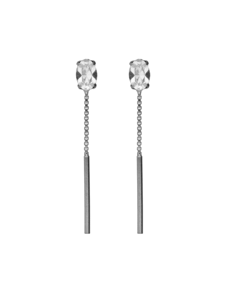 PENDIENTES VICTORIA CRUZ LARGOS OVAL LIEVE A5525-07HT                                               
