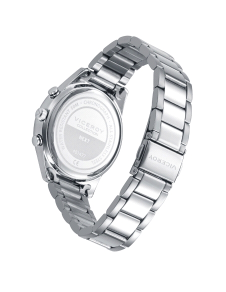 RELOJ VICEROY NIÑO CRONOGRAFO ACERO 401477-04                                                       
