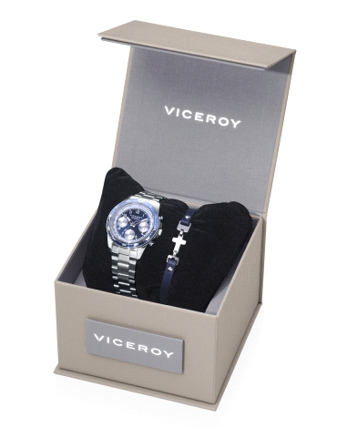 RELOJ VICEROY NIÑO CRONOGRAFO ACERO 401465-34                                                       