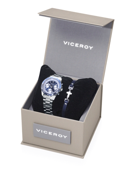 RELOJ VICEROY NIÑO CRONOGRAFO ACERO 401465-34                                                       