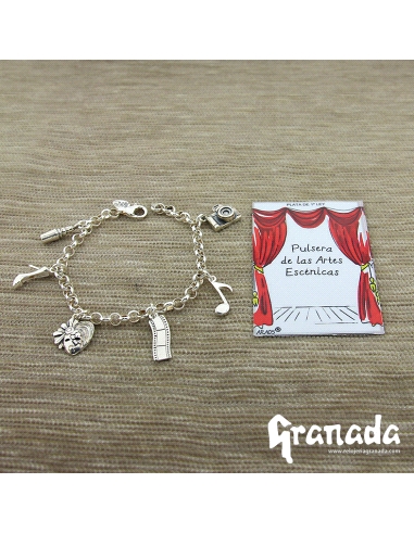 PULSERA DE PLATA ARTES ESCÉNICAS