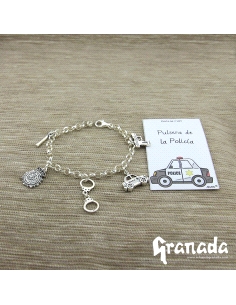 PULSERA DE PLATA POLICIA
