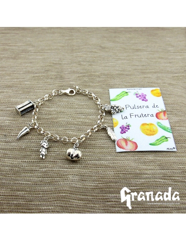PULSERA DE PLATA FRUTERA