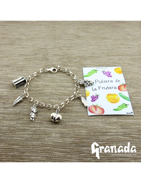 PULSERA DE PLATA FRUTERA