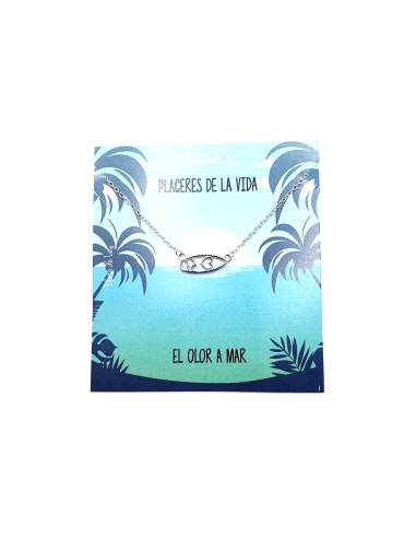 GARGANTILLA THAIBA PLATA SEÑORA TABLA SURF                                                          