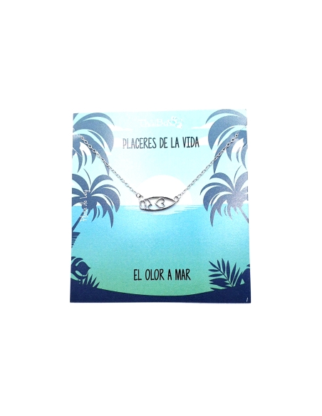 GARGANTILLA THAIBA PLATA SEÑORA TABLA SURF                                                          