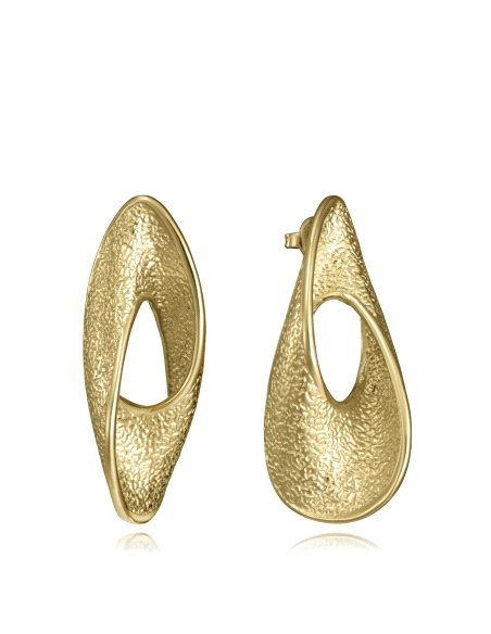 PENDIENTES VICEROY SEÑORA ACERO DORADO TEXTURA 14369E01012                                          