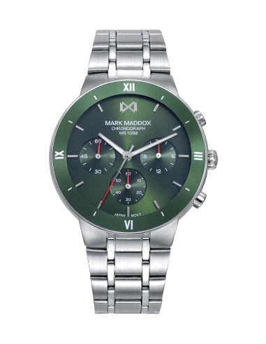 RELOJ MARK MADDOX CABALLERO CRONOGRAFO ACERO Y ALUMINIO HM1036-67                                   