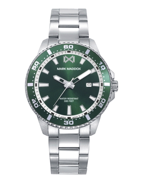 RELOJ MARK MADDOX CABALLERO ACERO Y ALUMINIO HM0156-66                                              