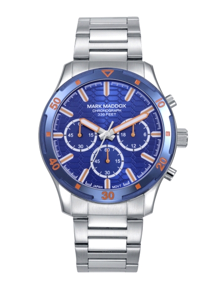 RELOJ MARK MADDOX CABALLERO CRONOGRAFO ACERO HM0155-36                                              
