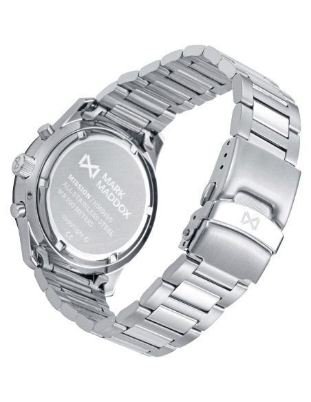 RELOJ MARK MADDOX CABALLERO CRONOGRAFO ACERO HM0155-36                                              