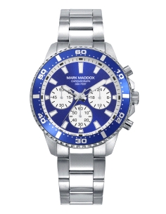 RELOJ MARK MADDOX CABALLERO CRONOGRAFO ACERO Y ALUMINIO HM0157-36                                   