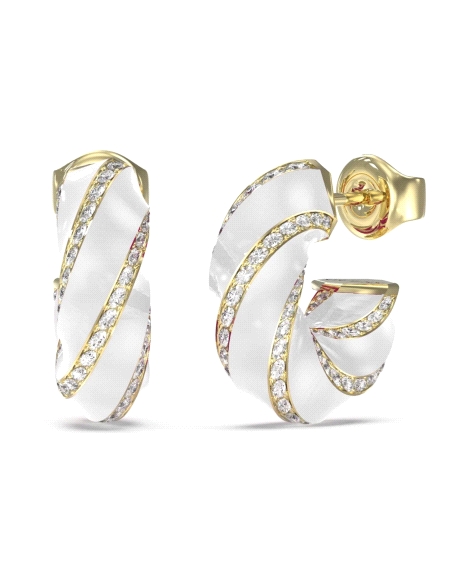 PENDIENTES GUESS ACERO SEÑORA LE MIRAGE JUBE05383JWYGWHT-U                                          