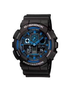 RELOJ CASIO G-SHOCK CABALLERO MULTIFUNCION GA-100-1A2ER