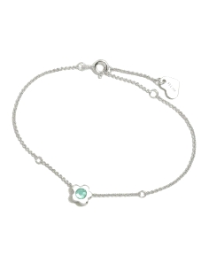 PULSERA PLATA AGATHA RUIZ DE LA PRADA FLOR GAGA AGUA