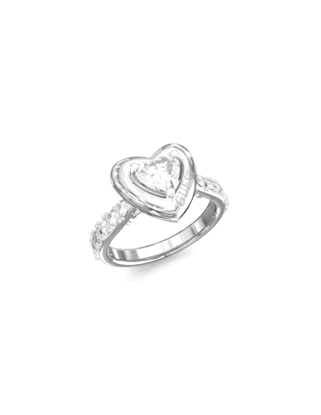 ANILLO ACERO GUESS SEÑORA BELOVED TALLA 14 JUBR06018JWRH54                                          