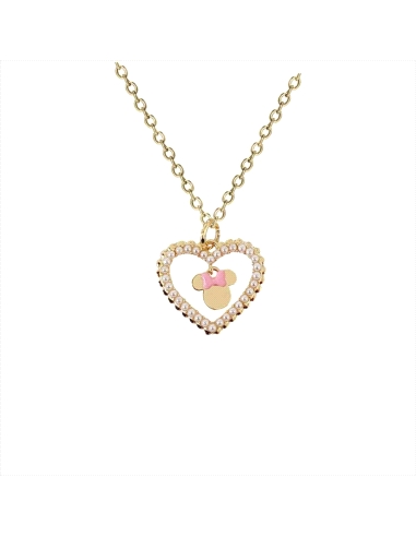 GARGANTILLA DISNEY CHAPADO BRONCE MINNIE MOUSE CORAZON                                              