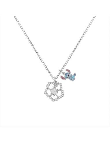 GARGANTILLA DISNEY BRONCE CHAPADO STITCH FLOR                                                       