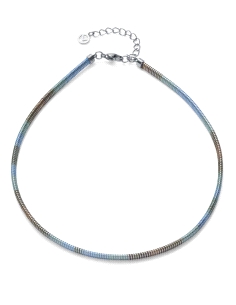 COLLAR ACERO TUBOGAS CORDON, COLECCION LAURA ESCANES                                                