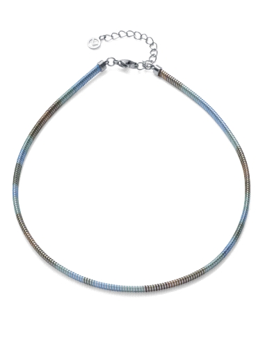 COLLAR ACERO TUBOGAS CORDON, COLECCION LAURA ESCANES                                                