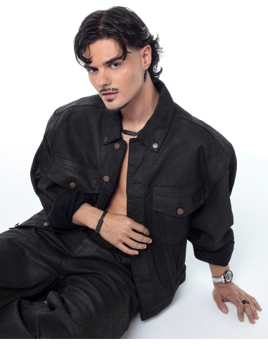 ANILLO ACERO SELLO NEGRO, COLECCION ABRAHAM MATEO                                                   