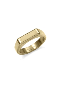 ANILLO ACERO DORADO SELLO, COLECCION ABRAHAM MATEO                                                  