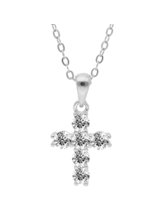GARGANTILLA BRIZZLING PLATA CON DIAMANTE MOISSANITA BMP2040                                         
