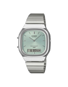 RELOJ CASIO VINTAGE UNISEX ACERO AQ-240E-2AEF                                                       