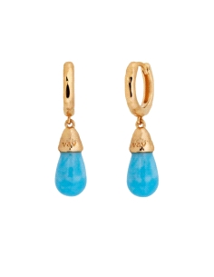 PENDIENTES VIDAL&VIDAL TURQUESA CON CUARZO LORIMAR AZUL X48511                                      