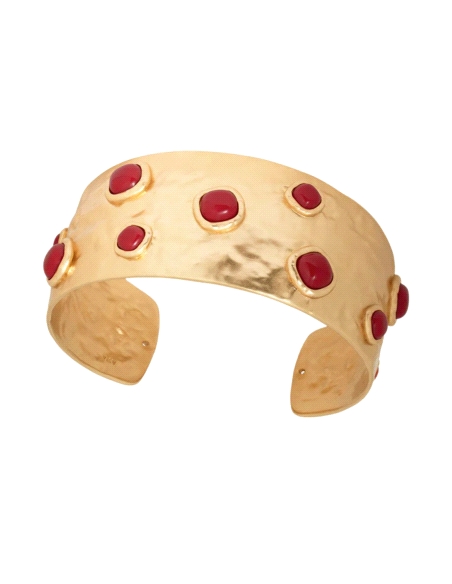 BRAZALETE VIDAL&VIDAL ZAHARA CON CORAL SINTETICO ROJO X98524                                        