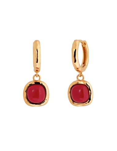 PENDIENTES VIDAL&VIDAL ZAHARA CON CORAL SINTETICO ROJO X48508                                       