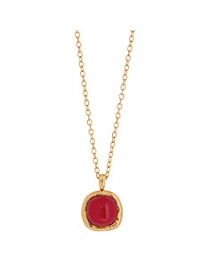 GARGANTILLA VIDAL&VIDAL ZAHARA CON CORAL SINTETICO ROJO X4852242                                    