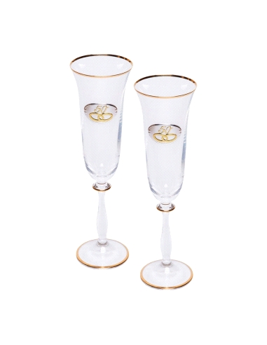 ESTUCHE COPAS CRISTAL CONMEMORATIVAS 50 ANIVERSARIO                                                 