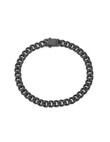 PULSERA VICEROY CABALLERO ACERO IP NEGRO 15203P01010                                                