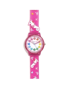 RELOJ AGATHA RUIZ DE LA PRADA GUMMY FUCSIA CABALLITO DE MAR AGR408                                  