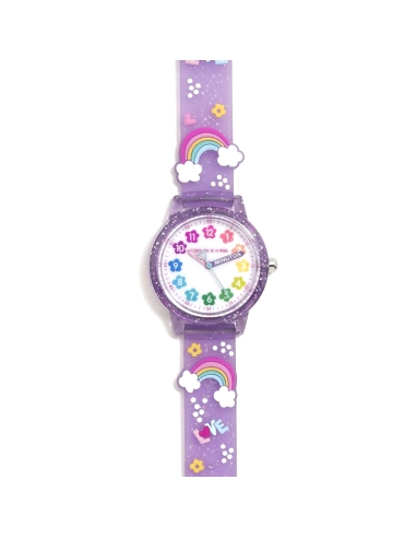 RELOJ AGATHA RUIZ DE LA PRADA GUMMY LILA ARCOIRIS AGR407                                            
