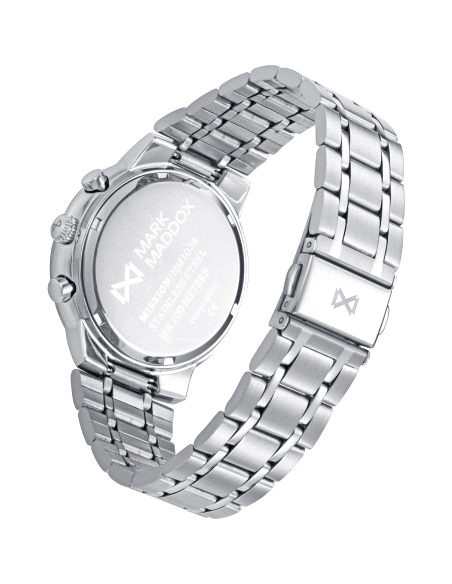 RELOJ MARK MADDOX CABALLERO CRONOGRAFO ACERO Y ALUMINIO HM1036-57                                   