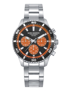 RELOJ MARK MADDOX CABALLERO CRONOGRAFO ACERO Y ALUMINIO HM0157-56                                   
