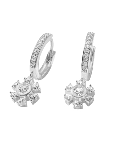 PENDIENTES MURAT PLATA WINTER CRYSTAL                                                               