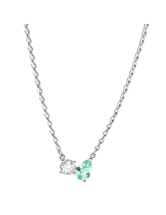GARGANTILLA MURAT PLATA TOI & MOI TWIST VERDE                                                       