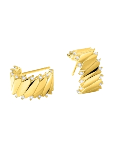 PENDIENTES MURAT PLATA ABSOLU MINUIT ARO ORO                                                        