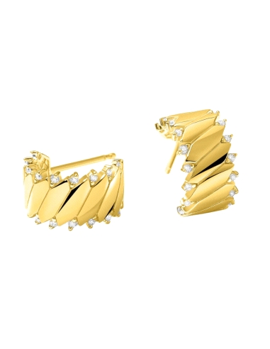 PENDIENTES MURAT PLATA ABSOLU MINUIT ARO ORO                                                        
