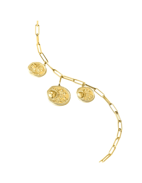 GARGANTILLA MURAT PLATA TREASURE TRIO ORO                                                           