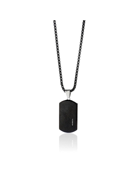 CADENA DUWARD TREND ACERO CABALLERO PLACA DT3505.02                                                 