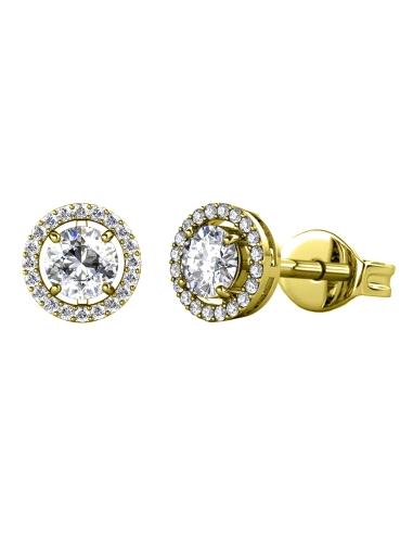 PENDIENTES PLATA BRIZZLING CON DIAMANTE MOISSANITA                                                  