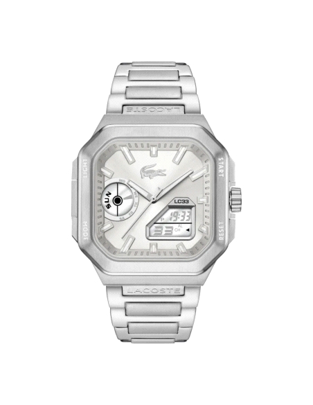 RELOJ LACOSTE CABALLERO ACERO LC33 2011531                                                          